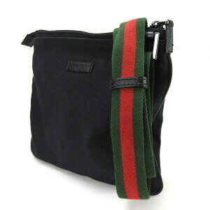 Gucci GG Bag Line Sherry Black Canvas Shoulder